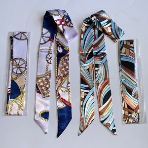 Twilly scarf 4pcs accessories for handbag